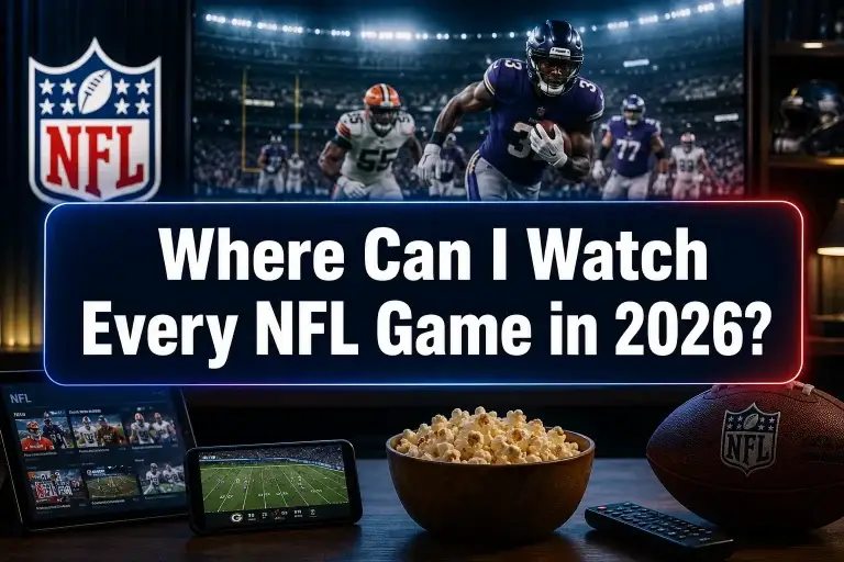 Where Can I Watch Every NFL Game in 2026?