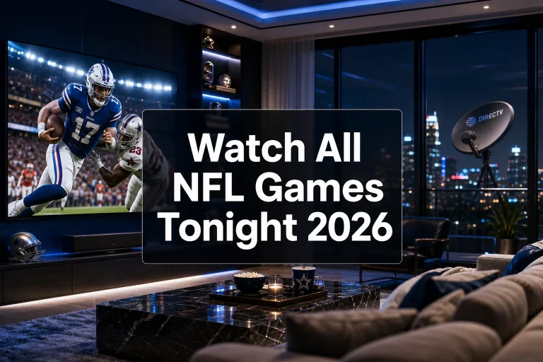 How to Watch All NFL Games Tonight 2026 on DirecTV