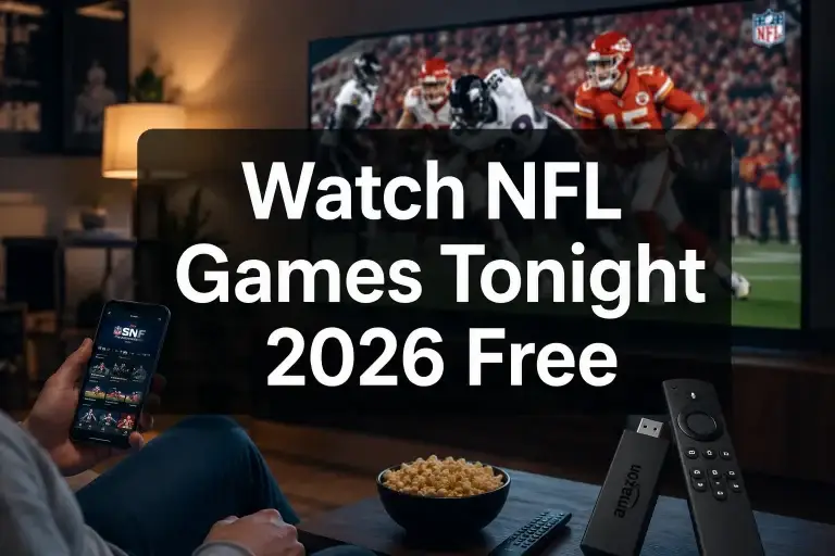 How to Watch NFL Games Tonight 2026 on Amazon Fire TV Free