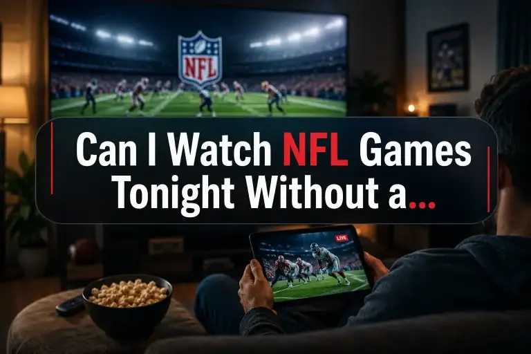 Can I Watch 2026 NFL Games Tonight Without a TV Provider?